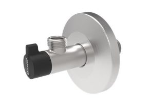 Ballofix rustfri vinkelventil 1/2" 3/8"
