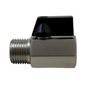 Rustfri mini kuglehane 1/2" M/N