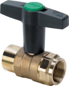 Easytop kugleventil Rødgods 1"