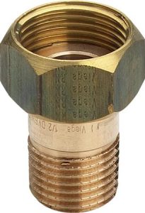 Rødgods forskruning 1/2"".