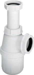 Hvid pungvandlås 1 1/4" - 32 mm