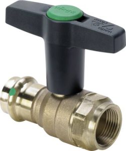 Easytop kuglehane Rødgods 18 mm X 1/2"