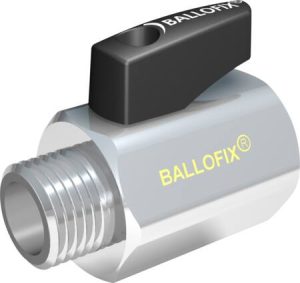 Ballofix muffe/nippel 1/2"-3/8" med greb