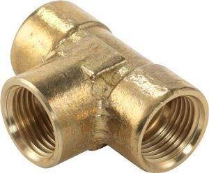 T-stykke 3/4" messing