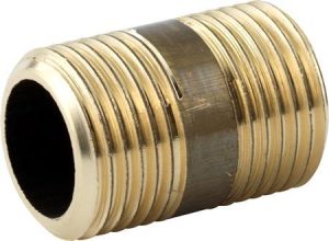 Nippelrør 3/4" X 30 mm messing