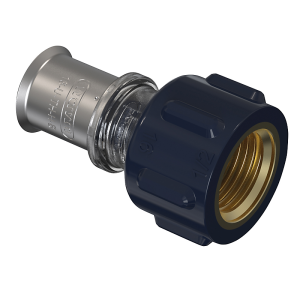 Tigris K5 overgang med muffe 20 mm x 3/4". ppsu. til U, UP, H, B, TH bakker