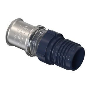 Tigris K5 overgang med nippel 16 mm x 3/4". ppsu. til U, UP, H, B, TH bakker