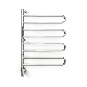 Kriss flex U 4 elektrisk håndklædevarmer 650 x 956 mm. med 4 svingbare arme, timer & app, 85 watt. krom