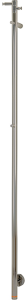 Kriss uno el håndklædevarmer 1480x30mm med 4 kroge. 1,5m kabel m/schukostik. 230V. Børstet rustfri