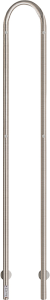 Kriss duo Plus el håndklædetørrer 1480x190 mm, børstet rustfrit stål