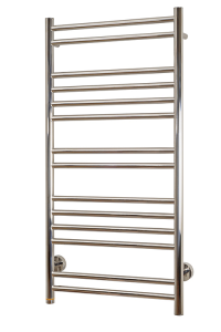 Kriss apollo elektrisk håndklædevarmer 1000 x 500 mm. 120Watt, m/duo regulering. poleret rustfrit stål