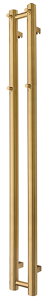 Tvs Plus 2 b. håndklæderadiator guld, 1400 x 135 mm cc 90 mm, vandfyldt