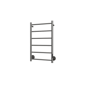 Tvs håndklædetørrer plus 6 el gun metal (pvd), 800 x 500 mm, med timer