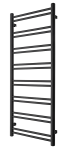 Tvs duo 16-500 Håndklæderadiator, ral 9005 1240 x 500 mm, sort