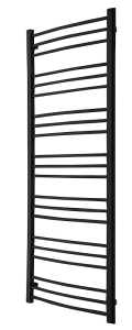 Tvs nemo 21-500 sort Håndklæderadiator størrelse 1400 x 510 med en CC på 470 mm.