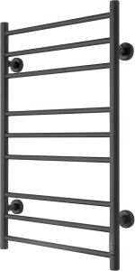 Tvs eldo 9 el håndklæderadiator lige med timer, 860 x 530 mm, sort
