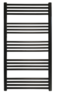 Kriss space håndklædevarmer 1103x500mm plan matsort