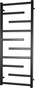 Kriss sirius håndklædevarmer 1169 x 500 mm. sort (RAL9005)