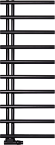Kriss håndklædetørrer 1263x500mm, lakeret matsort