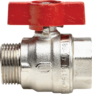 Tea kuglehane 3/4" muffe/nippel