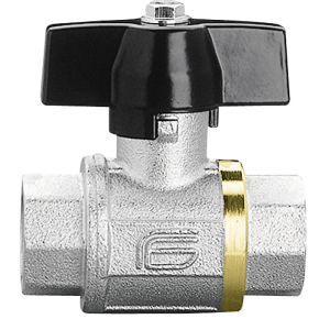 Mercury total kuglehane 1" muffe-muffe med T-greb