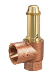 Gøtze sikkerhedsventil 1 1/4". blæsetryk 10bar. Rødgods
