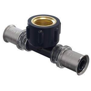 Tigris K5 tee 16x1/2"x16 med muffe