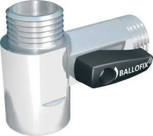 Mellemstykke 1/2" med kontraventil