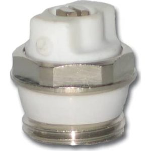 1/2" forkromet luftskrue t/nøgle m/silikone