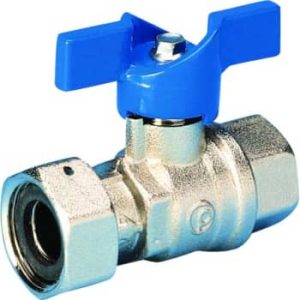 3/4" x 3/4" kuglehane m/målerforskruning