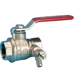 3/4" kuglehane m/aftap standard greb