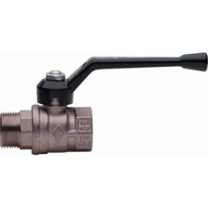 Bonomi 3/4" tea kuglehane med standardgreb, muffe/nippel