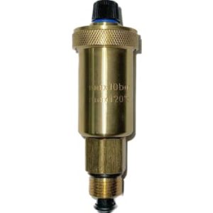 Luftudlader med 3/8" lukkeautomat, max.: 10 bar / 120 C