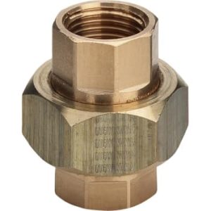 1/2" forskruning muffe/muffe Rødgods silicium bronze