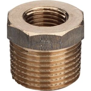 2" x 1/2" nippelmuffe, rødgods silicium bronze