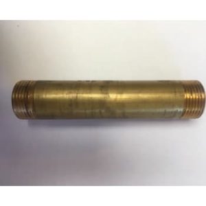 Messing nippelrør 3/4" X 120 mm.