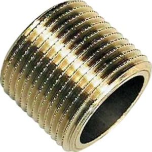 3/4" x 80 mm nippelrør messing