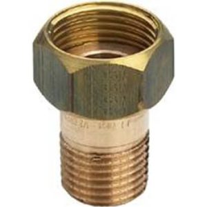 3/4" x 1/2" forskruning med omløber Rødgods silicium bronze