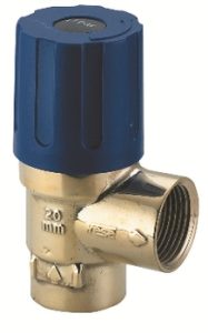 Frese sikkerhedsventil 3/4", 2,5 bar muffe/muffe - centralvarme