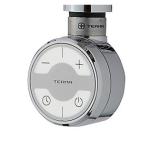 Tvs varmelegeme med afbryder, termostat og "timer"-funktion ( rundt ). 300 watt. krom