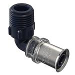 Tigris K5 vinkel med nippel 32 mm x 1". ppsu. til U, UP, H, B, TH bakker