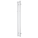 Tvs kiro 2 håndklæderadiator 1400 x 135 mm cc 90 mm, vandfyldt, hvid