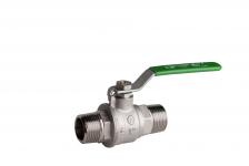Pett. kuglehane eco stålgreb nippel/nippel 3/4"