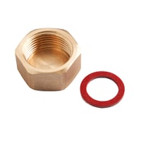 Roth slutmuffe 3/4", rødgods