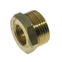 Nippelmuffe, 1 1/2-1", messing