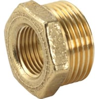 Messing nippelmuffe, 2" x 1"