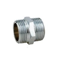 Brystnippel 1/2" forkromet messing