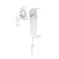 Vandlås, 40/50mm til vaske- & opvaskemaskine, plast, hvid, 20-23mm stud, skjult indbygning