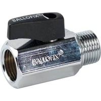 Ballofix kuglehane mf/np m. håndtag krom - 1/2"