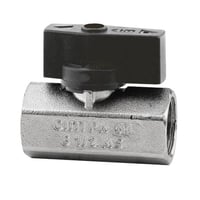 Minikuglehane 011, m/m, 1/2", med forkromet håndtag
